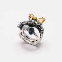 White Gynura ring