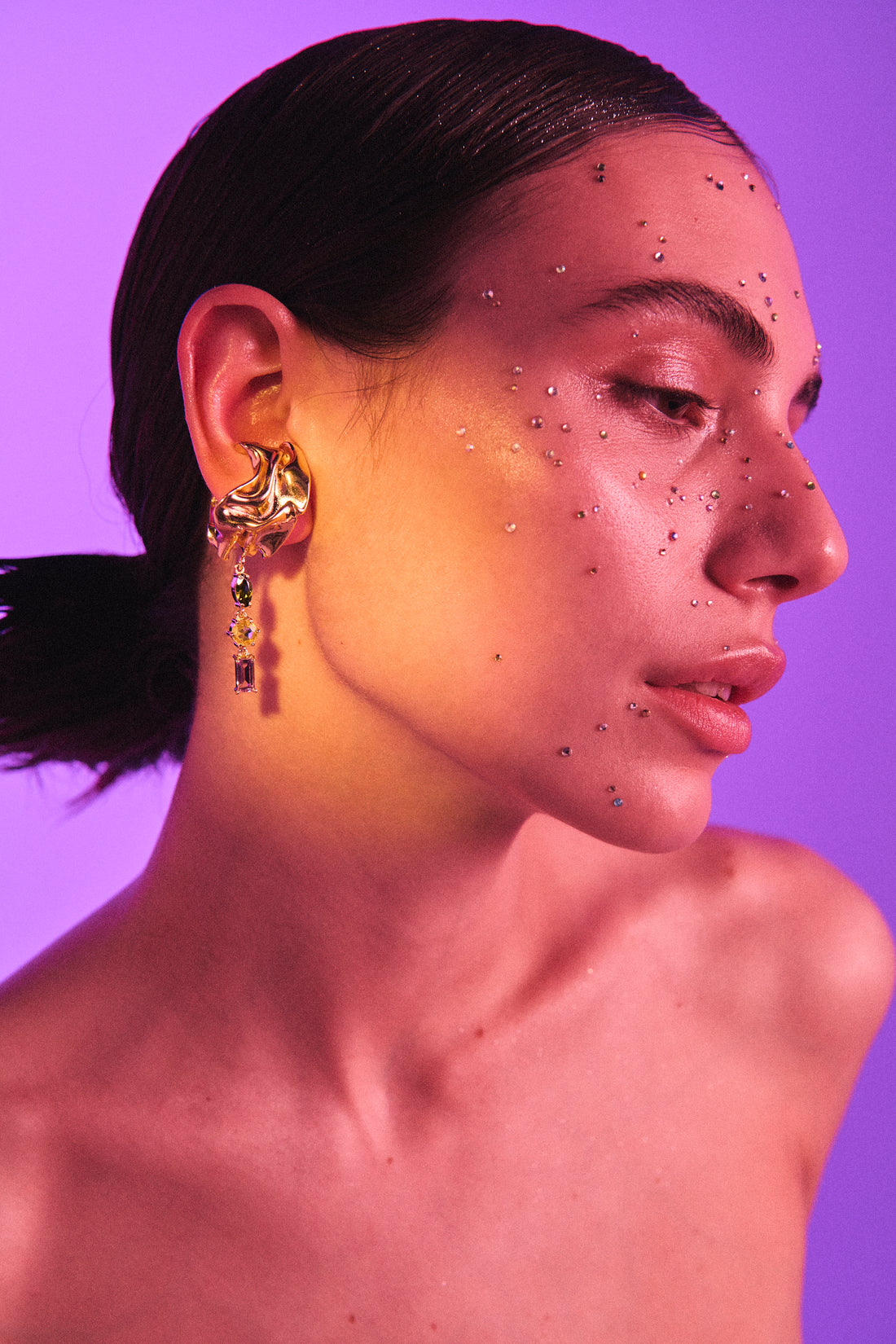 Green Sayula Earcuff
