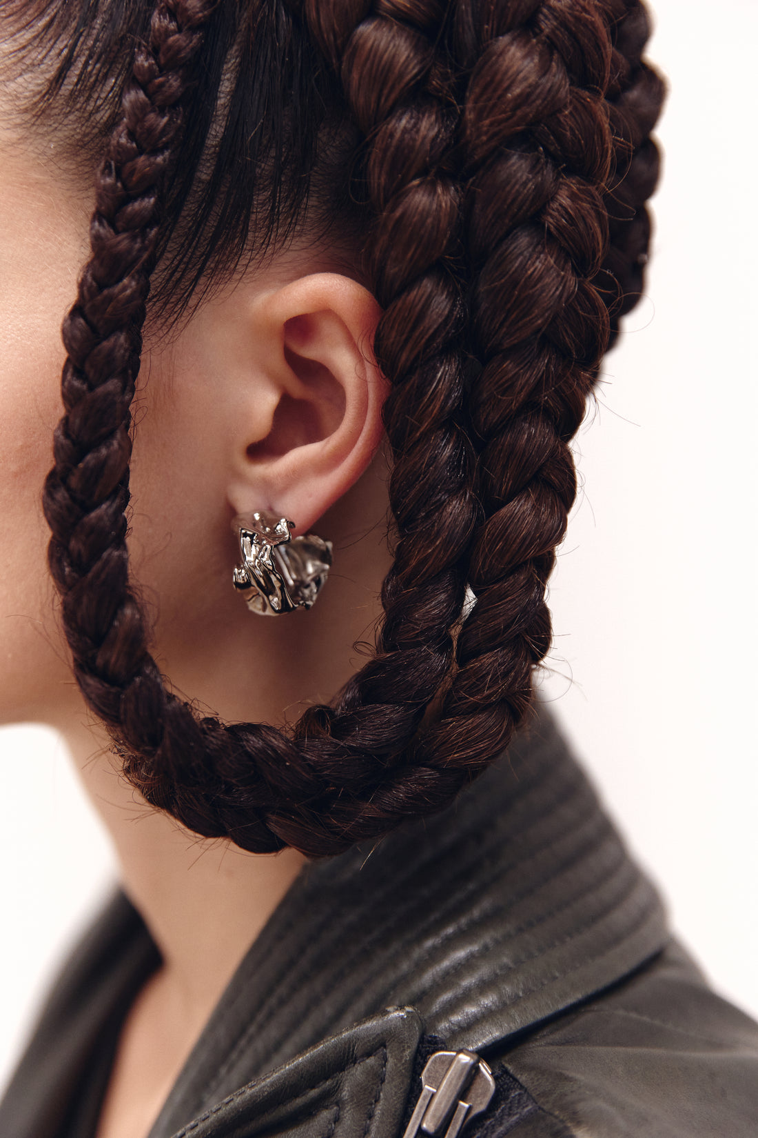 Mini Miuna Earrings Silver