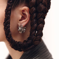 Mini Miuna Earrings Silver