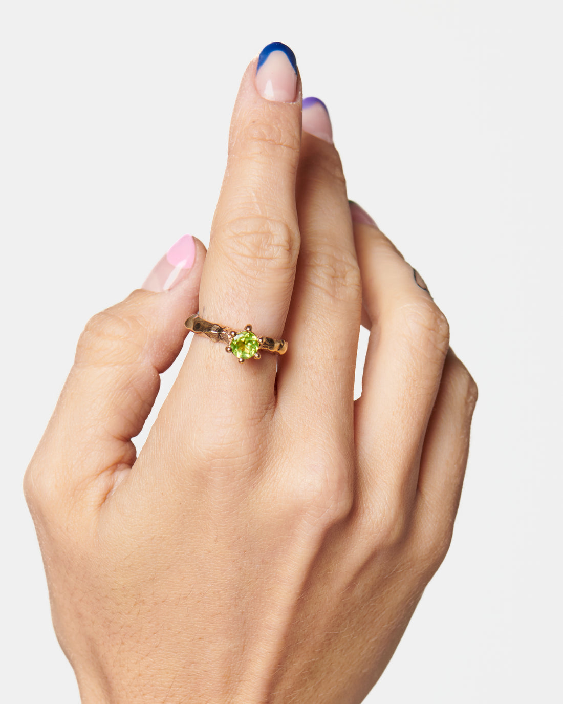 Green Love Letter ring