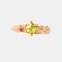 Green Love Letter ring