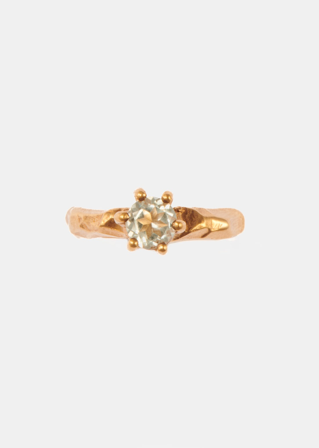 White Love Letter ring