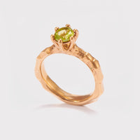 Green Love Letter ring
