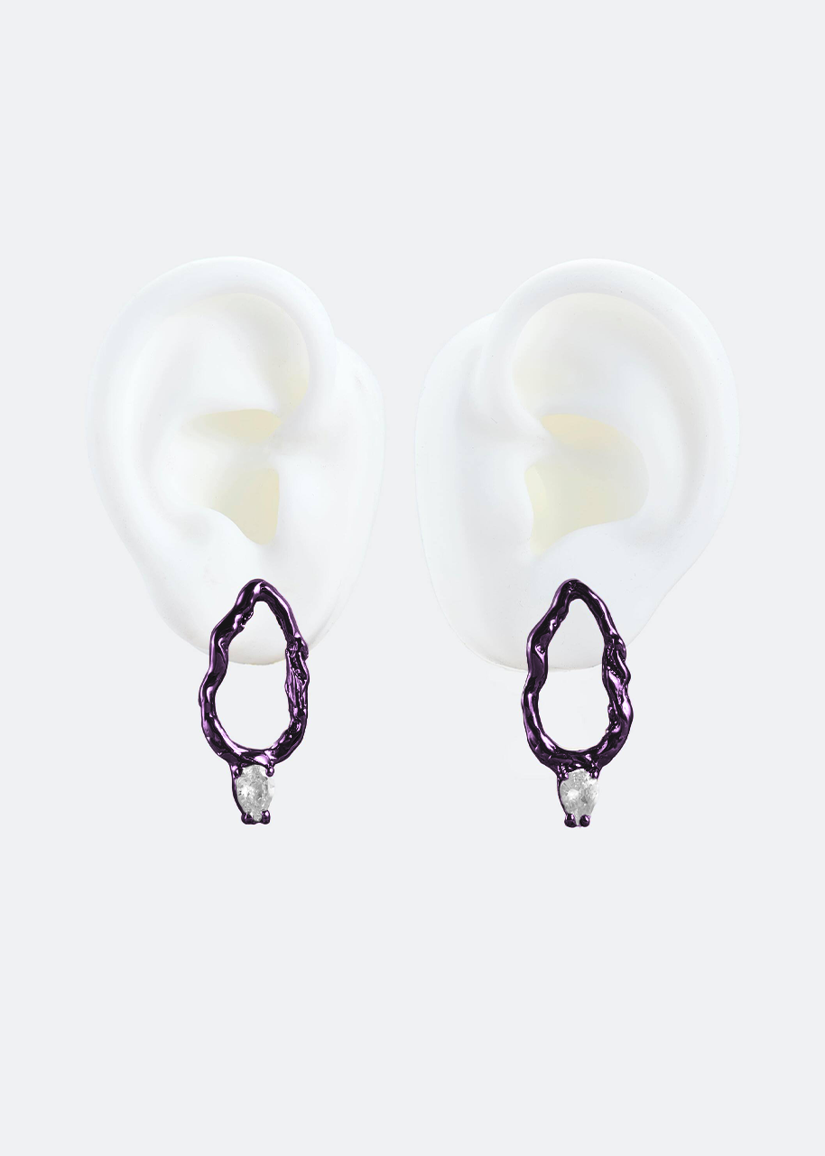 Mini Color Branch Earrings