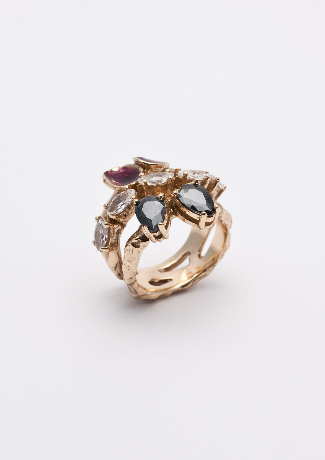 White Grivilea ring