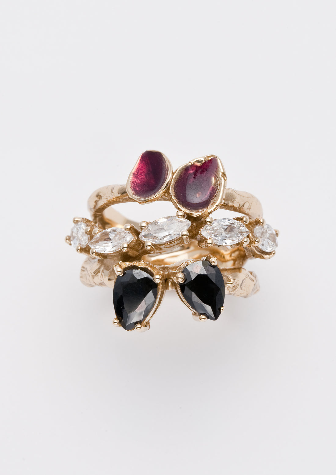 White Grivilea ring