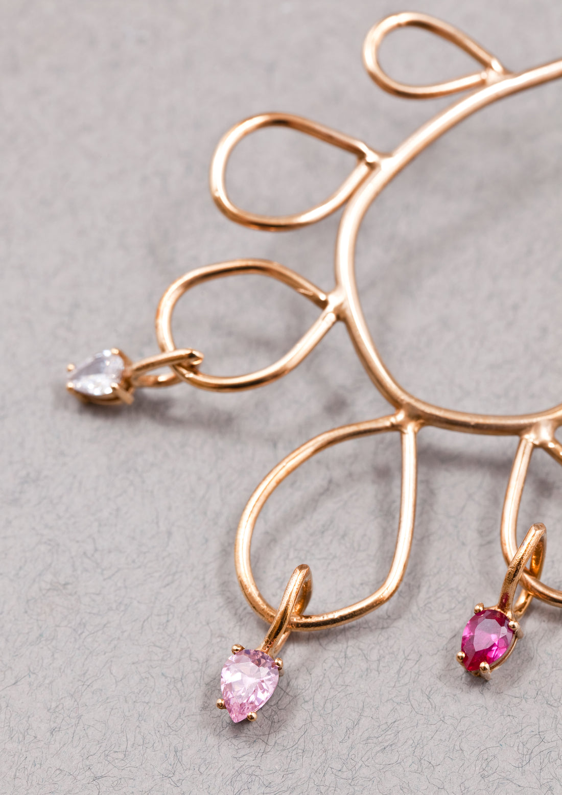 Bloom earrings w/ charms